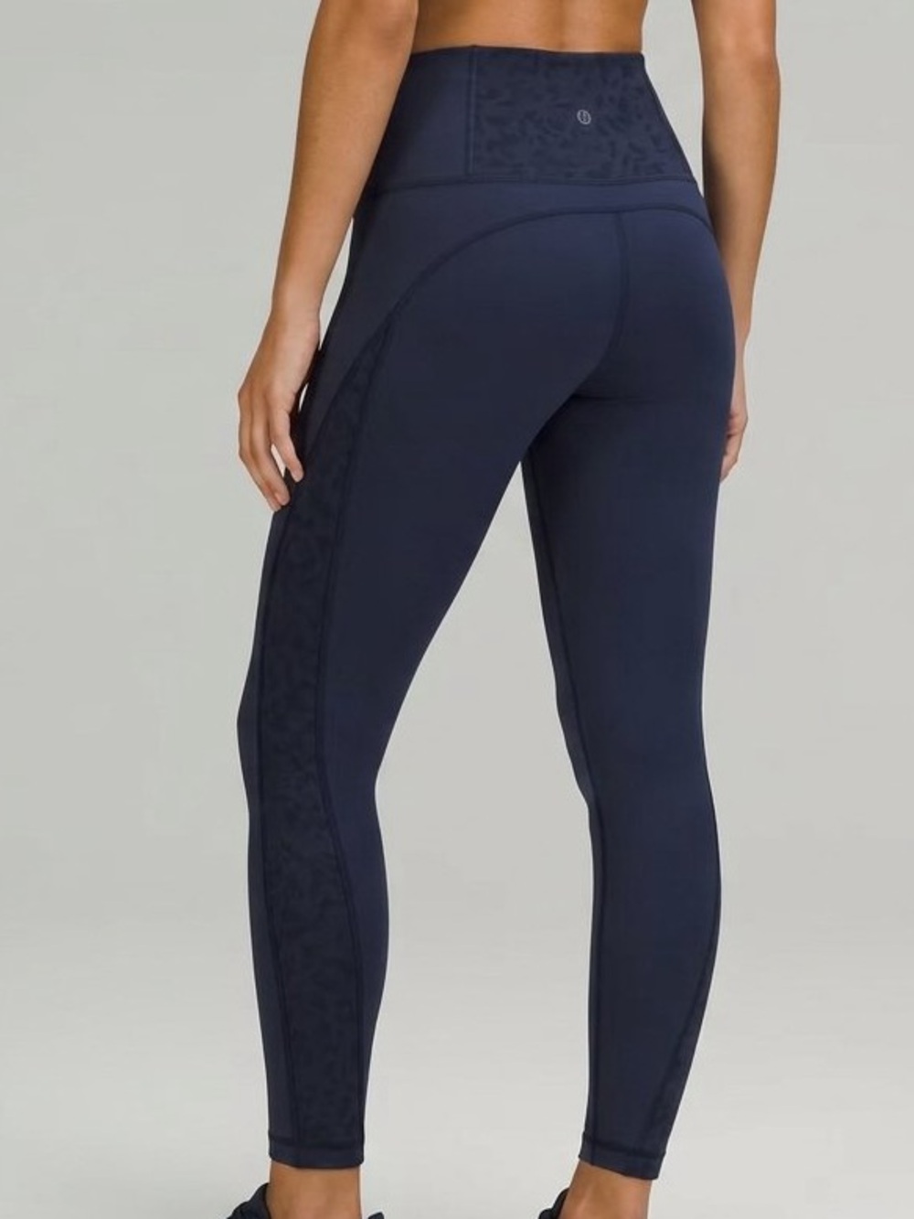 lululemon athletica Navy High-Rise Leggings with Side Panels